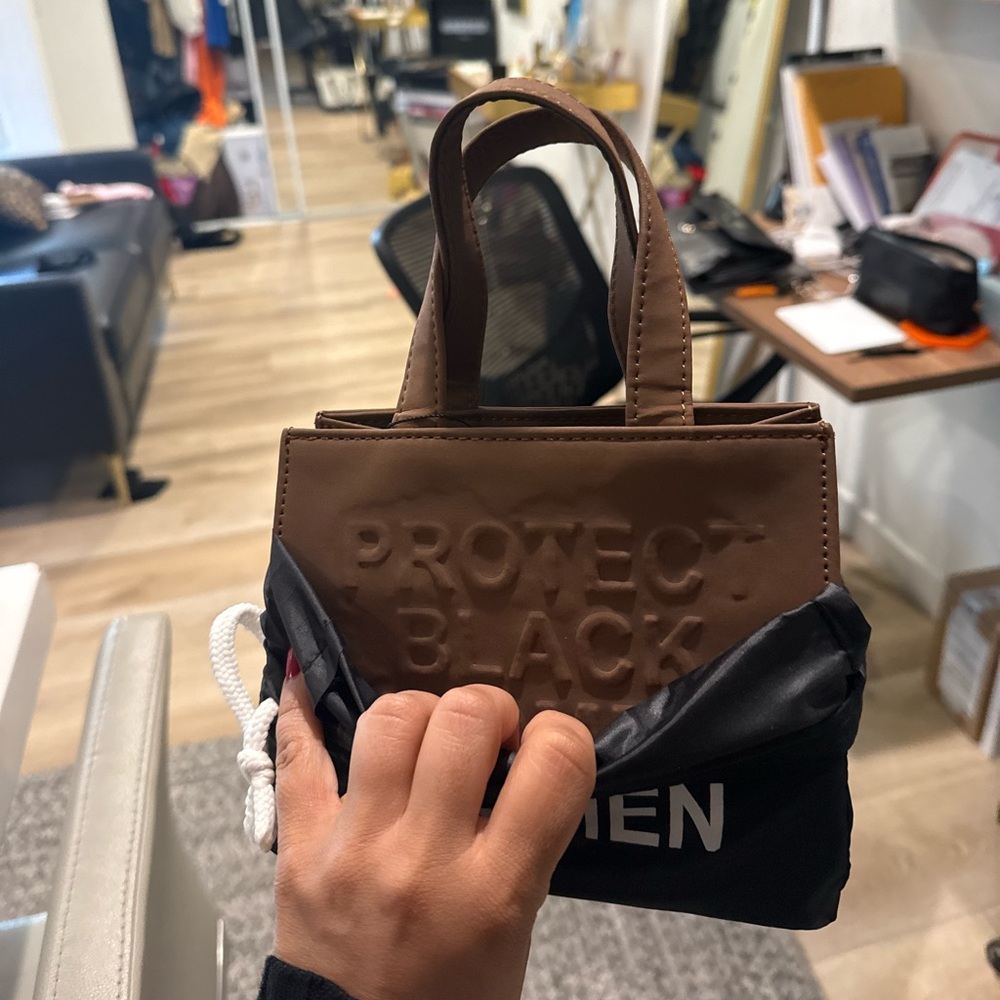 PBW - VEGAN SUEDE MINI BAG (COFFEE)